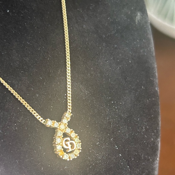 DIOR 💕Necklace GUC Vintage Pendant - Picture 7 of 13